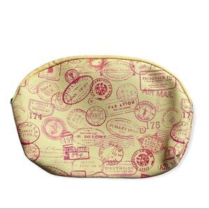 Ipsy passport stamps ‘Go There’ Cosmetic bag